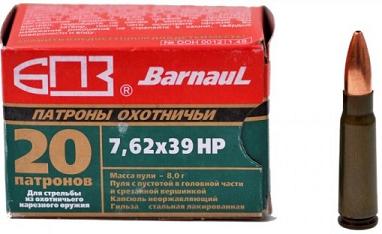 BARNAUL 7,62x39 HP 